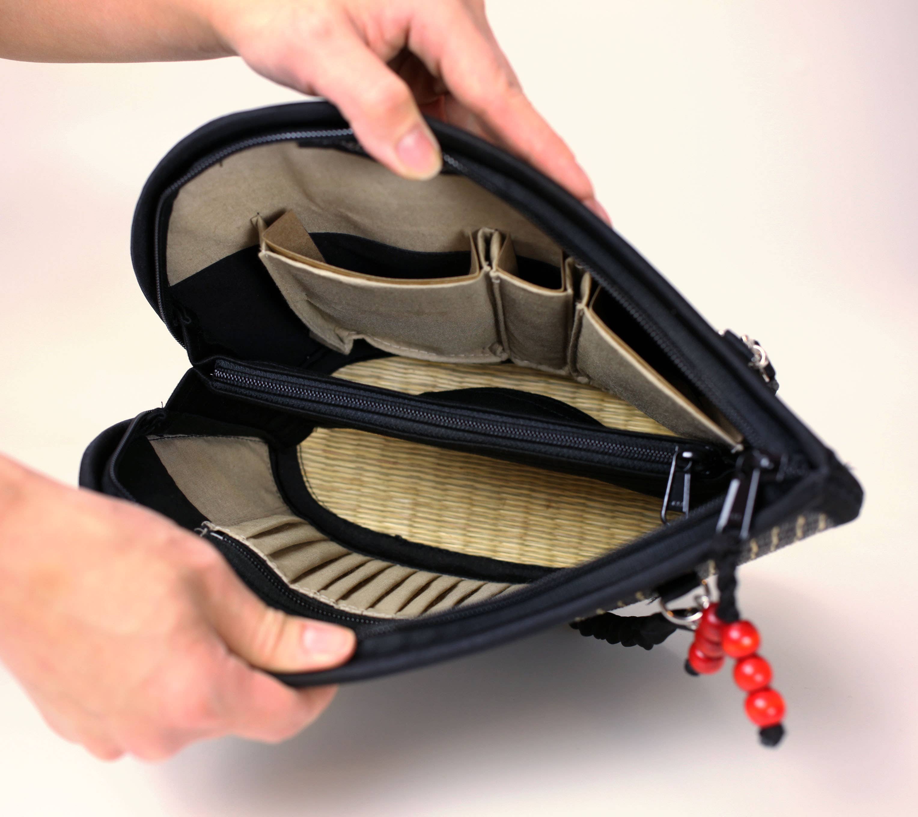 Baskets of Cambodia - Wholesale Crossbody Bag - Women's - Small Asymmetrical Kiri Wave Purse21