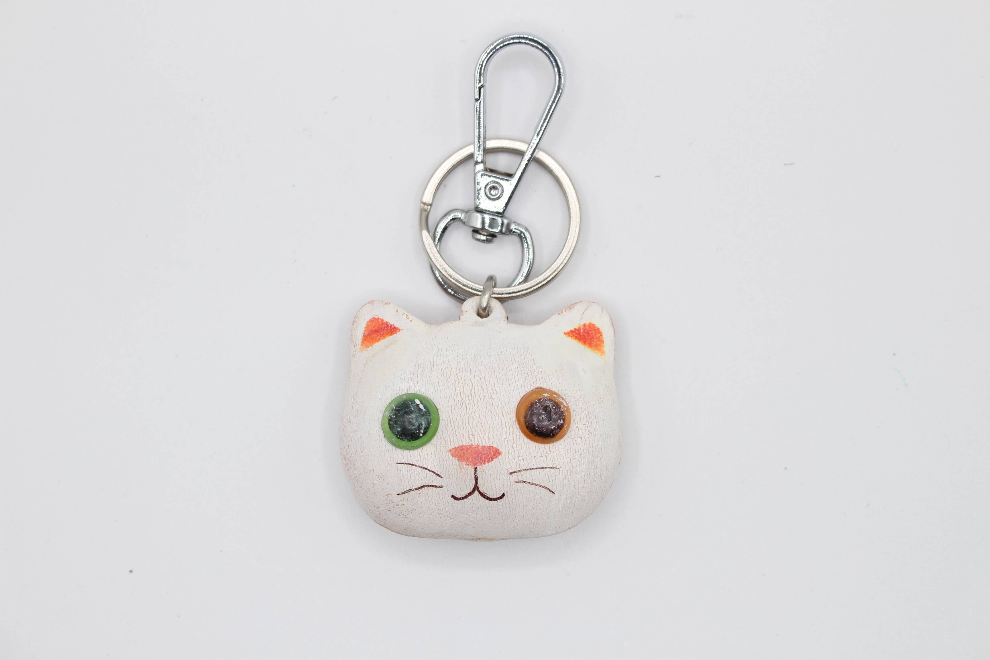 Sunflower Handmade leather inc - Wholesale Keychain - Women's - Assortment Leather Kitty Cat Key Chains10