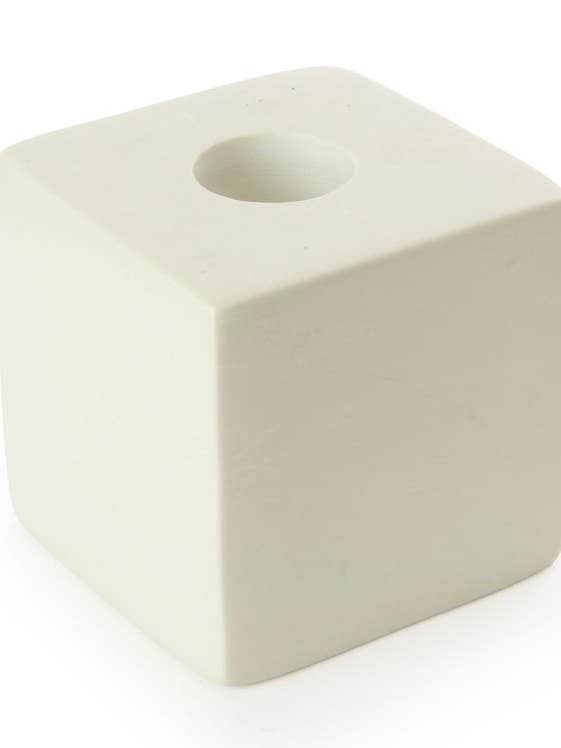 Small Natural Soapstone Double-Sided Candle Holder for wholesale by Swahili | AFRICAN MODERN