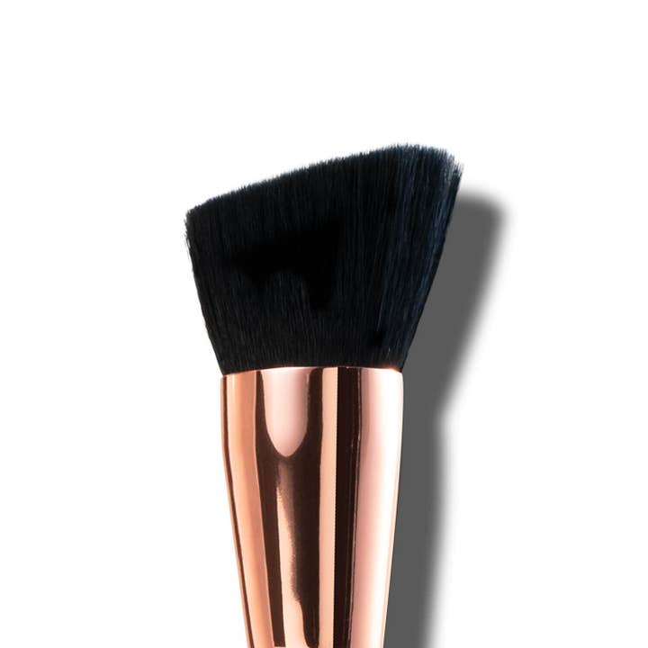 LUMINESS - Wholesale Cheek/Face Makeup Brush - Dual Sided Angled Buffing Brush L400