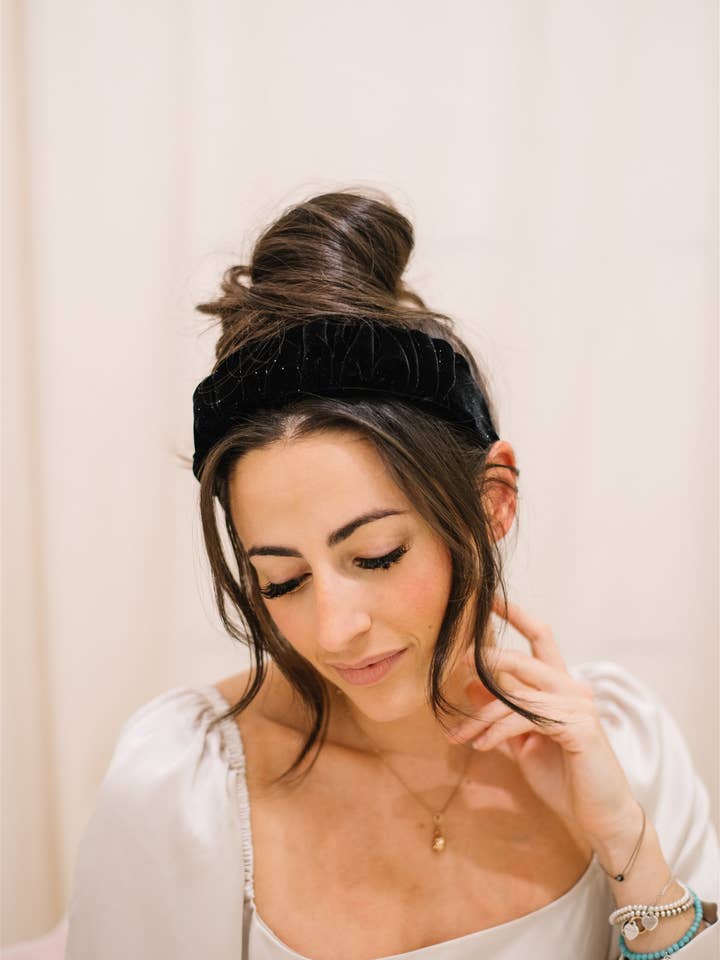 Juliette Velvet Rope Headband for wholesale by Euphoria Hair & Accessories