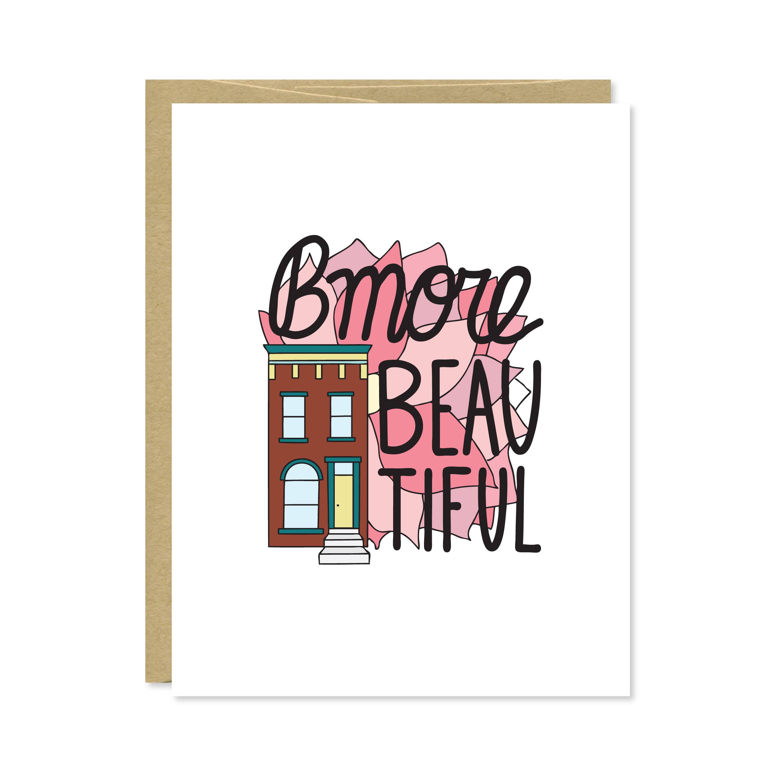 Row House 14 - Wholesale Everyday Greeting Card - Bmore Beautiful Everyday Greeting Card