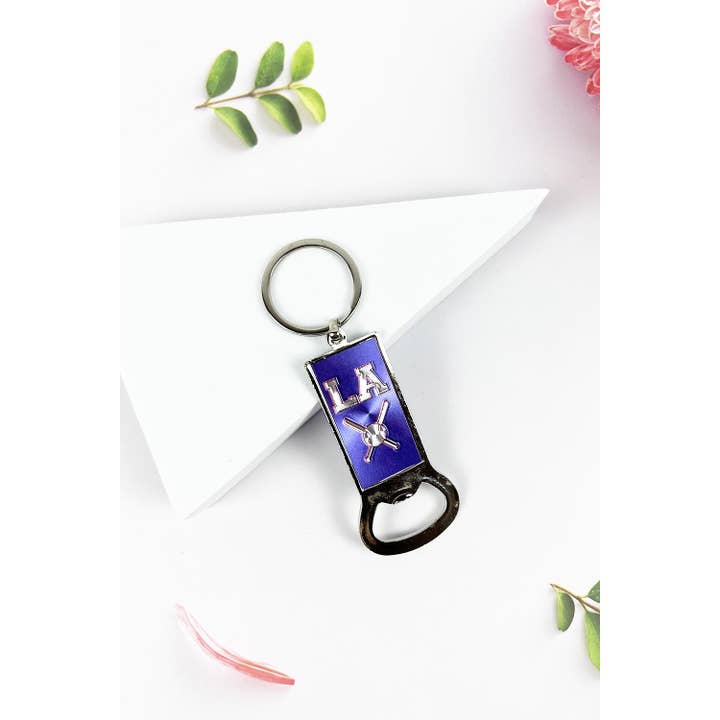 ASSORTED BOTTLE OPENER KEYCHAIN OF L A BASEBALL SPORTS
for wholesale on Faire