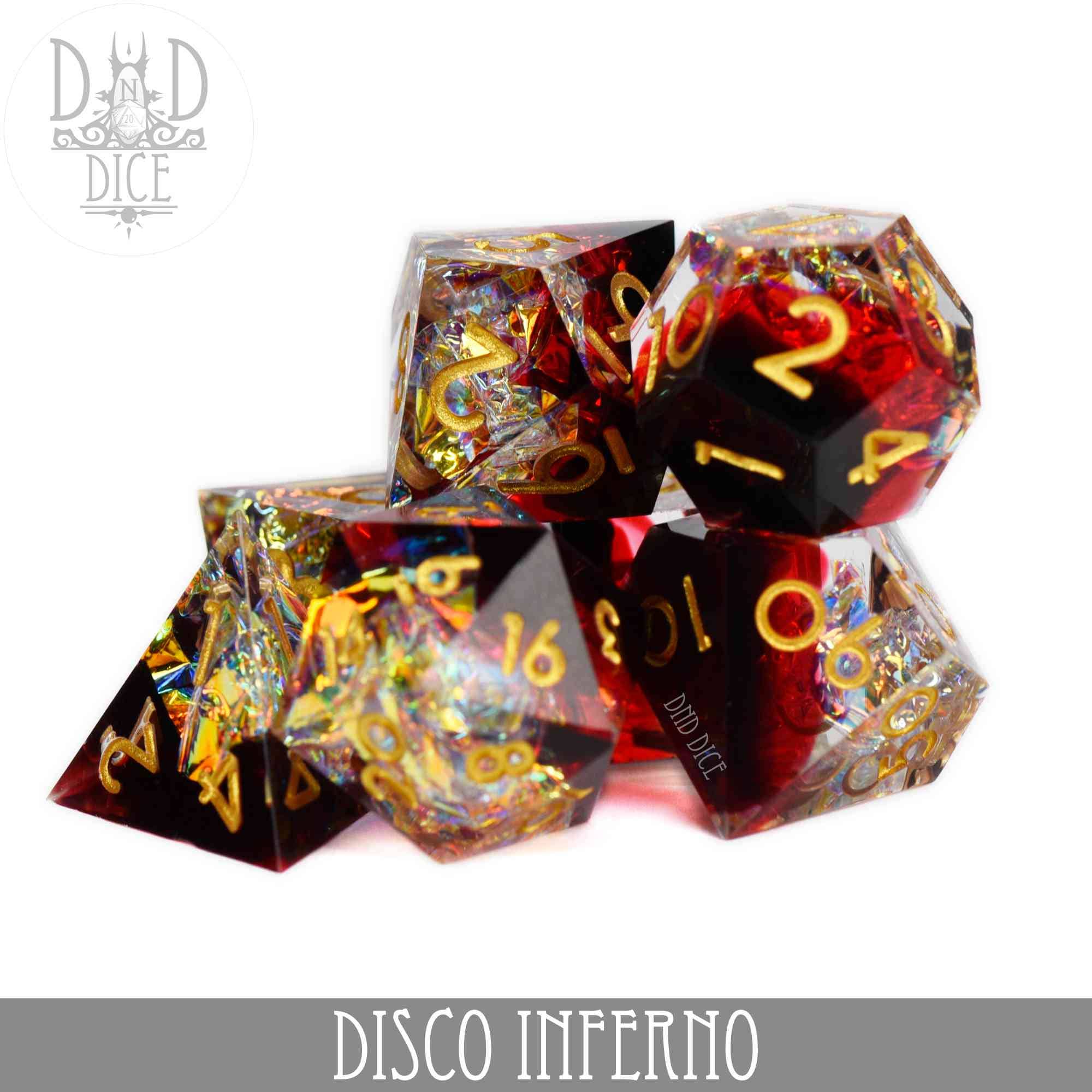 DNDDICE.COM - Wholesale Dice - Disco Inferno (Handmade)1