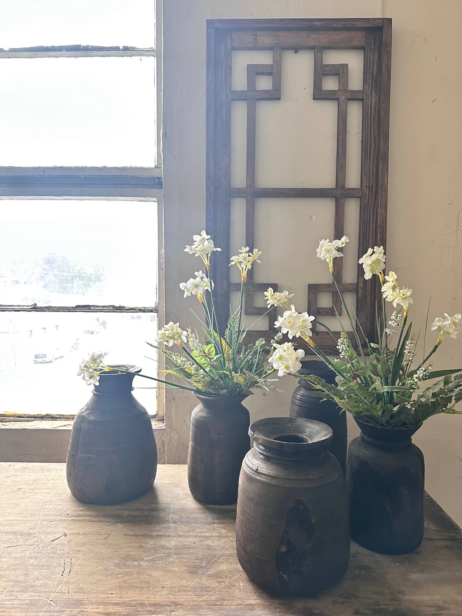 The Global Swap Shop - Vendita all'ingrosso Fiori finti - Cespite di narcisi bianchi1