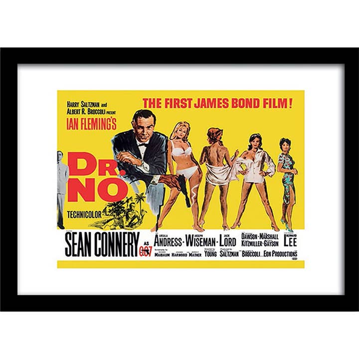 Pyramid International - Wholesale Art Print - James Bond (Dr No Yellow) Wall Art Print