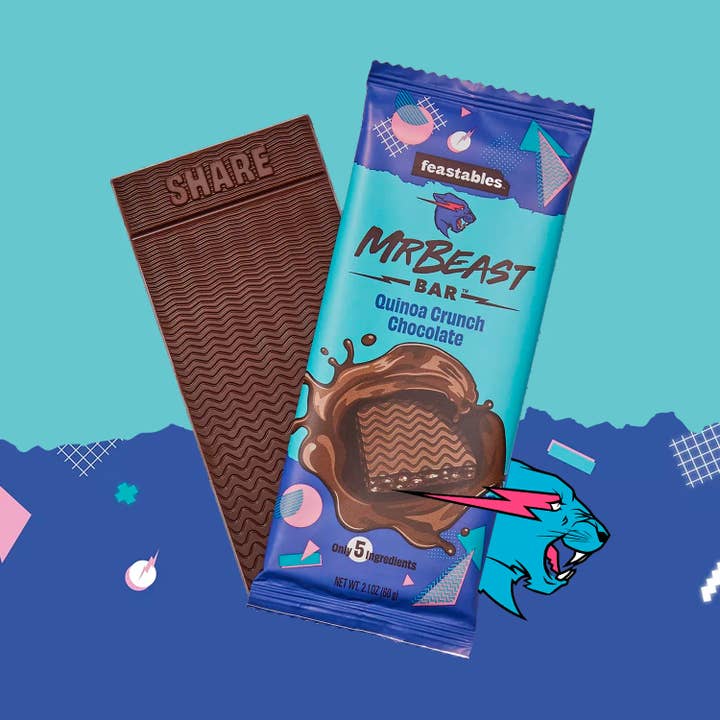 Feastables - Wholesale Chocolate Bar - Feastables MrBeast chocolate Quinoa Crunch - 60 grams2