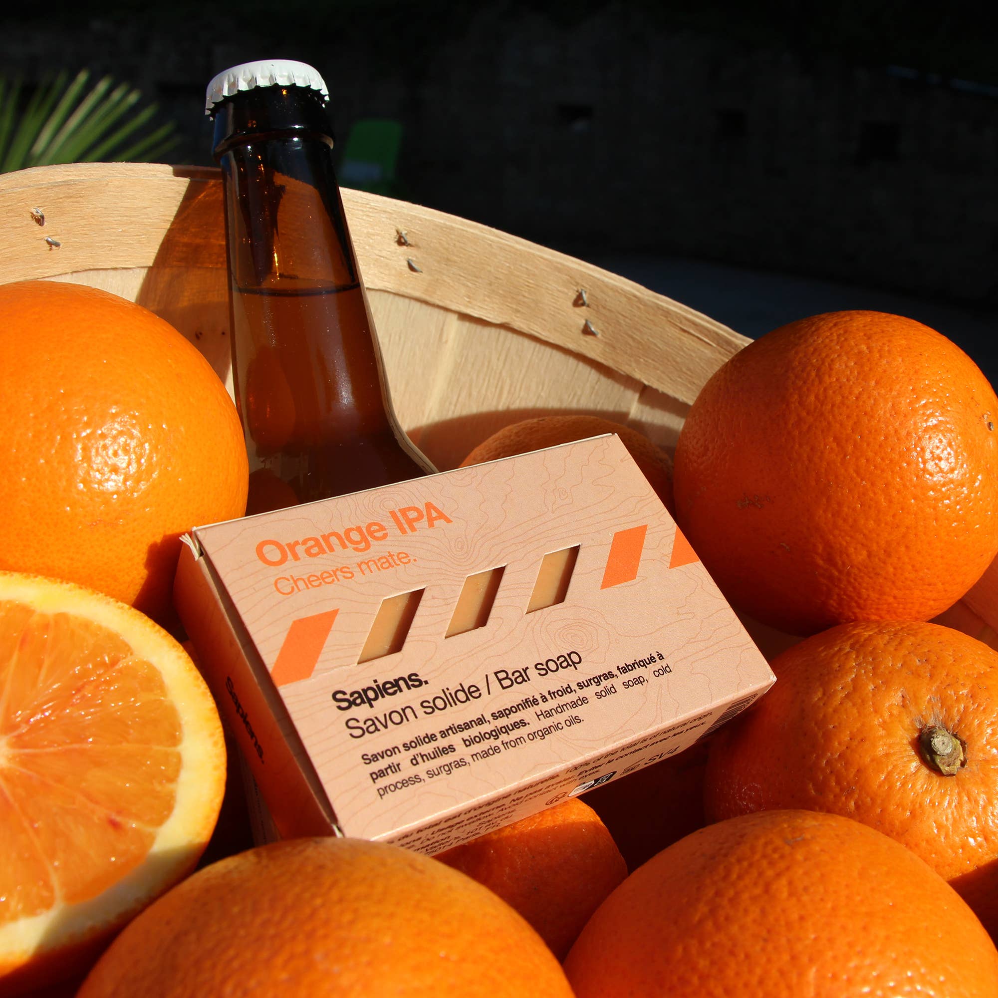 Sapiens. - Wholesale Bar Soap - Men's - Solid soap for men 100g - Orange IPA2