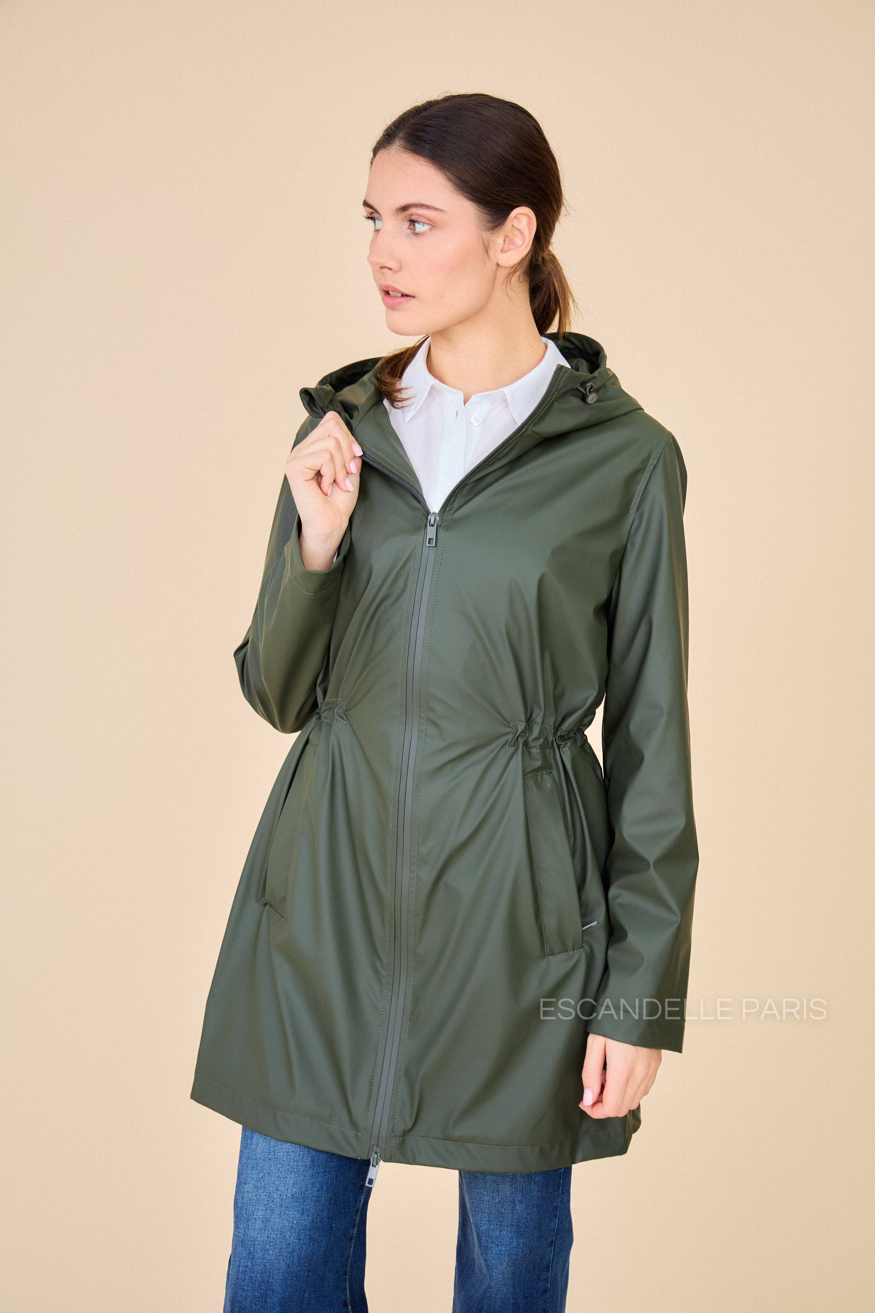 Escandelle Paris - Wholesale Parka - Women's - Mid-length parka with elastic0