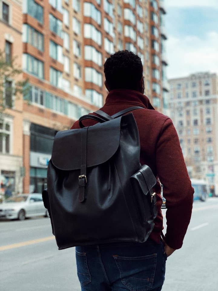 Sac à dos Sura Large : Noir pour la vente par Skadmas