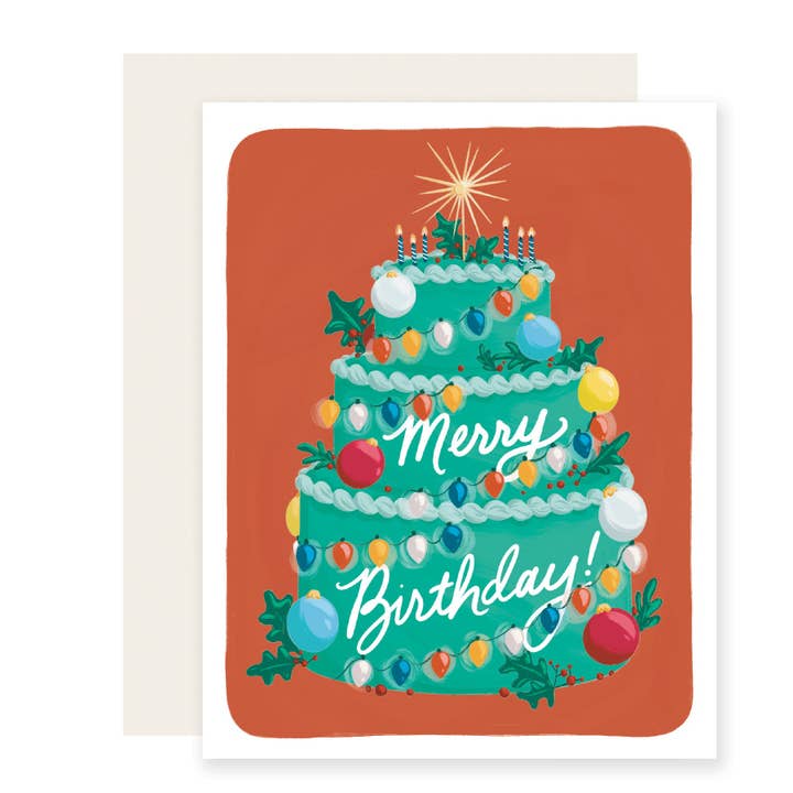 Merry Birthday for wholesale by Slightly Stationery