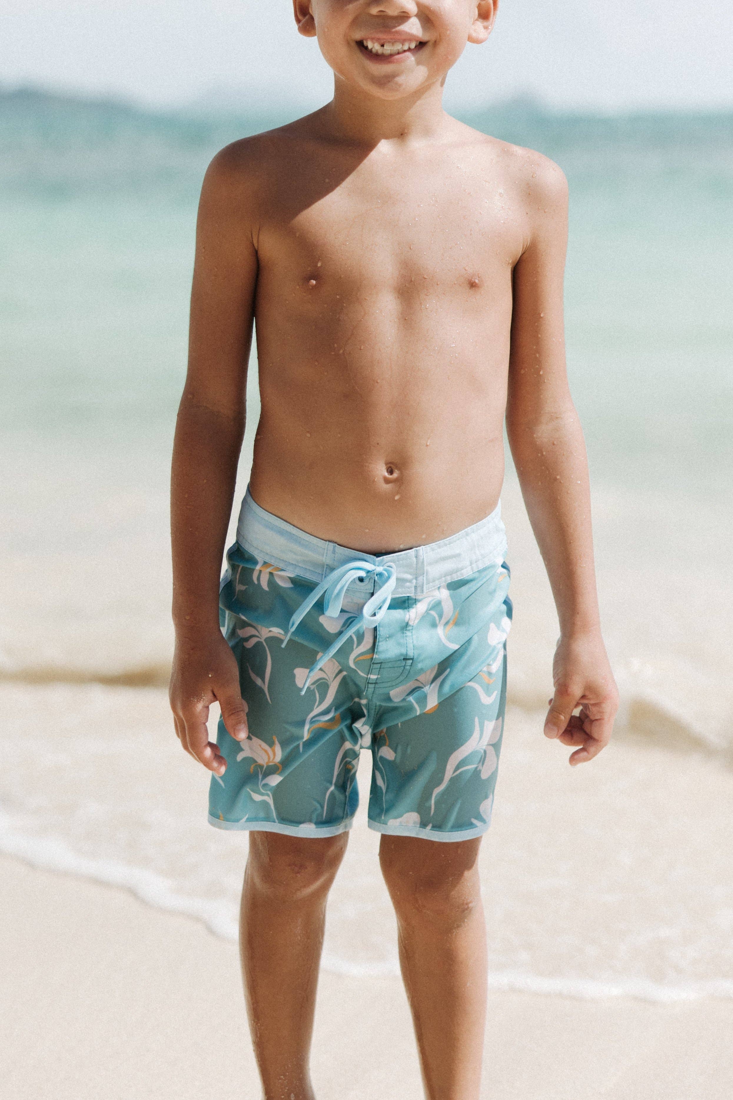 REIGN + Skye - Wholesale Boardshort - Kinderen - Gingerly boardshorts met sierlijke zoom2