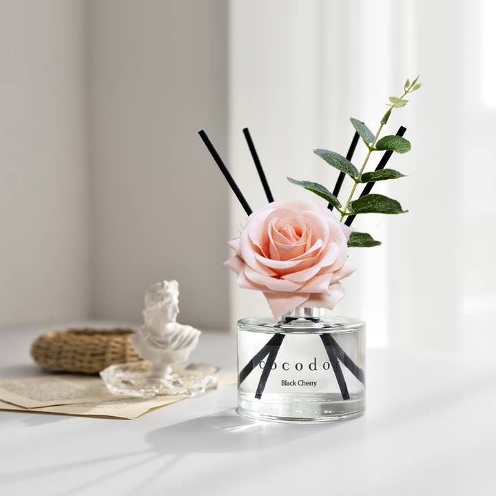 Cocodor Italy srl - Wholesale Reed Diffuser - Cocodor Rose Diffuser 120ml (4.0oz) Rose Perfume Fragrance
