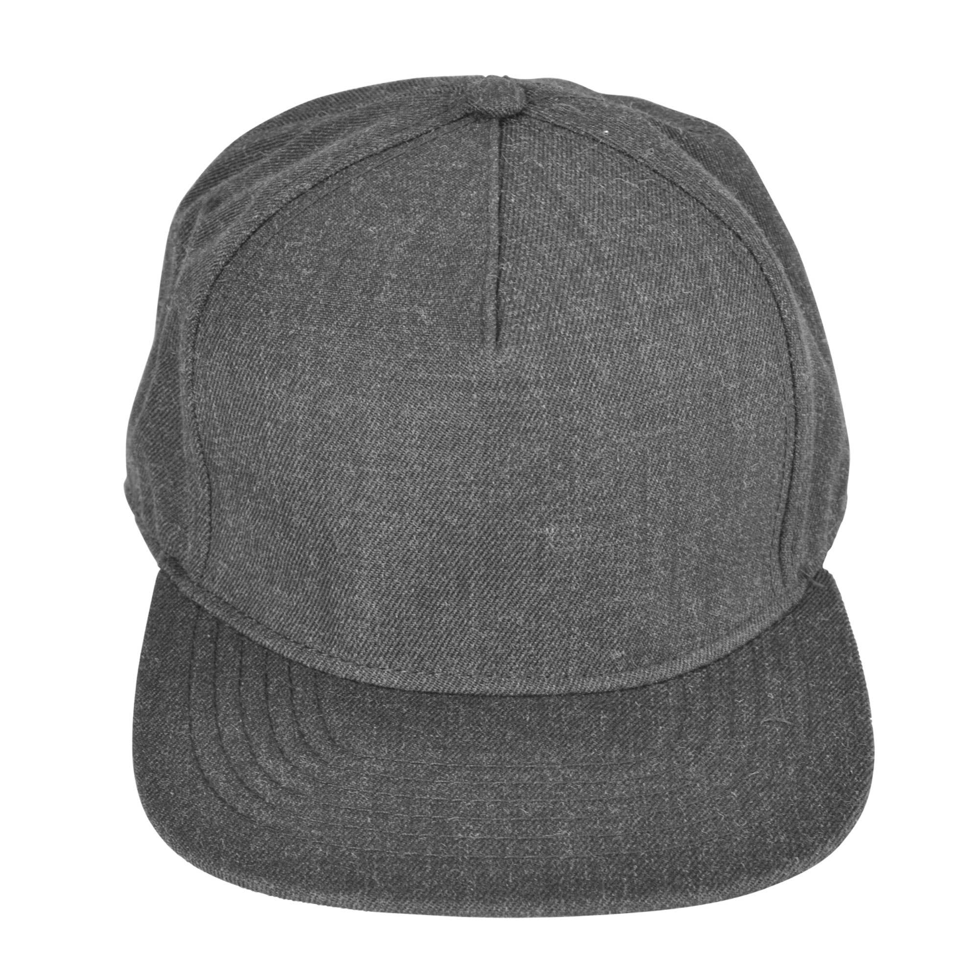 Dalix - Vente Casquette à visière plate – unisexe - DALIX Casquette à 5 panneaux en laine mélangée17