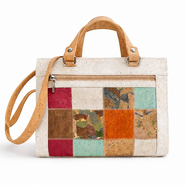 Bolso de Corcho Blanco Multicolor para venta al por mayor de Line Cork