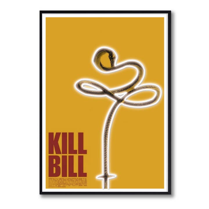 Filmplakat Neon Kill Bill 2 mit Batterie für den Großhandel von Woooow Arte