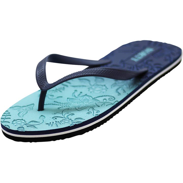 Eastern Off Price - Wholesale Flip Flops - Women's - Norty Women's Flip Flop Sandal 42201 Blue0