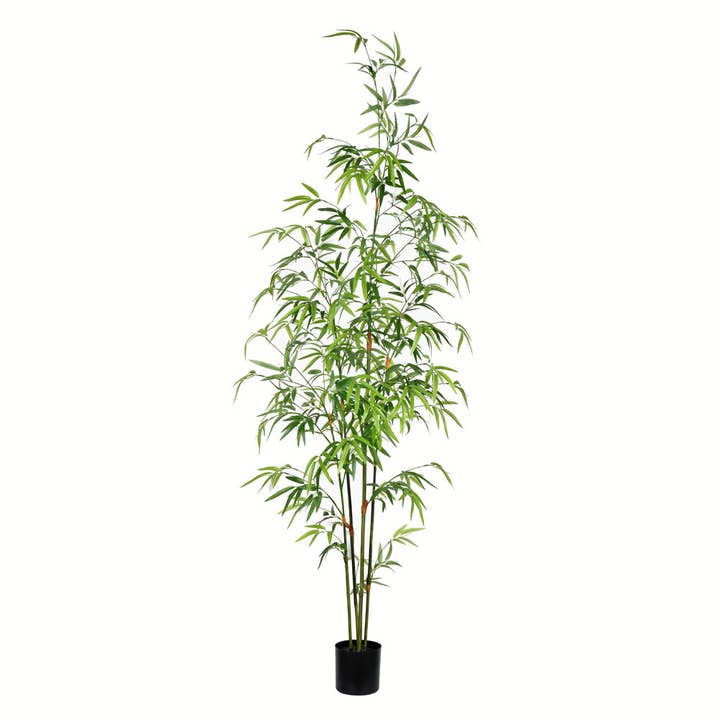 Vickerman 5' Potted Mini Bamboo Tree 819 Leaves for wholesale by Vickerman