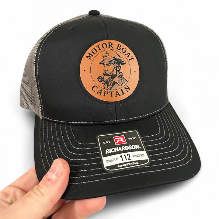 Motor Boat Captain - Richardson 112 Trucker Hat for wholesale by Brave Mind Hat Co