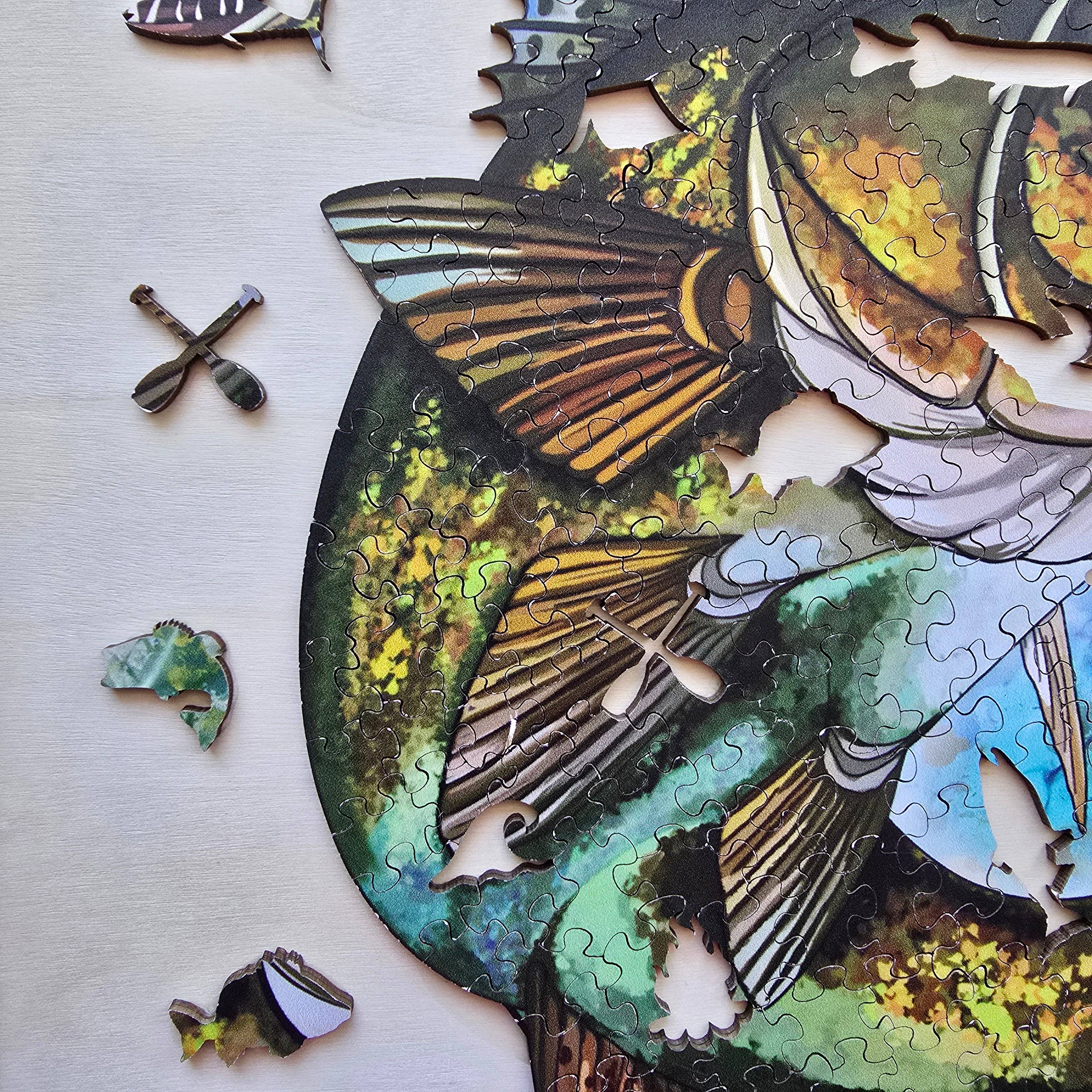 Art Factory LLC - Wholesale Puzzle - Adult - Walleye wooden puzzle6