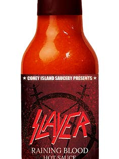Slayer - Raining Blood Hot Sauce 5oz for wholesale by Coney Island Saucery