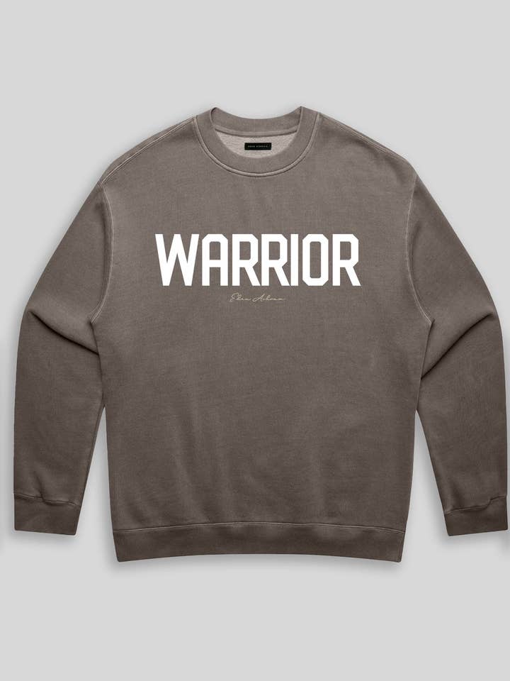 Warrior Premium Faded Crew pour hommes pour la vente par Eden Ashram
