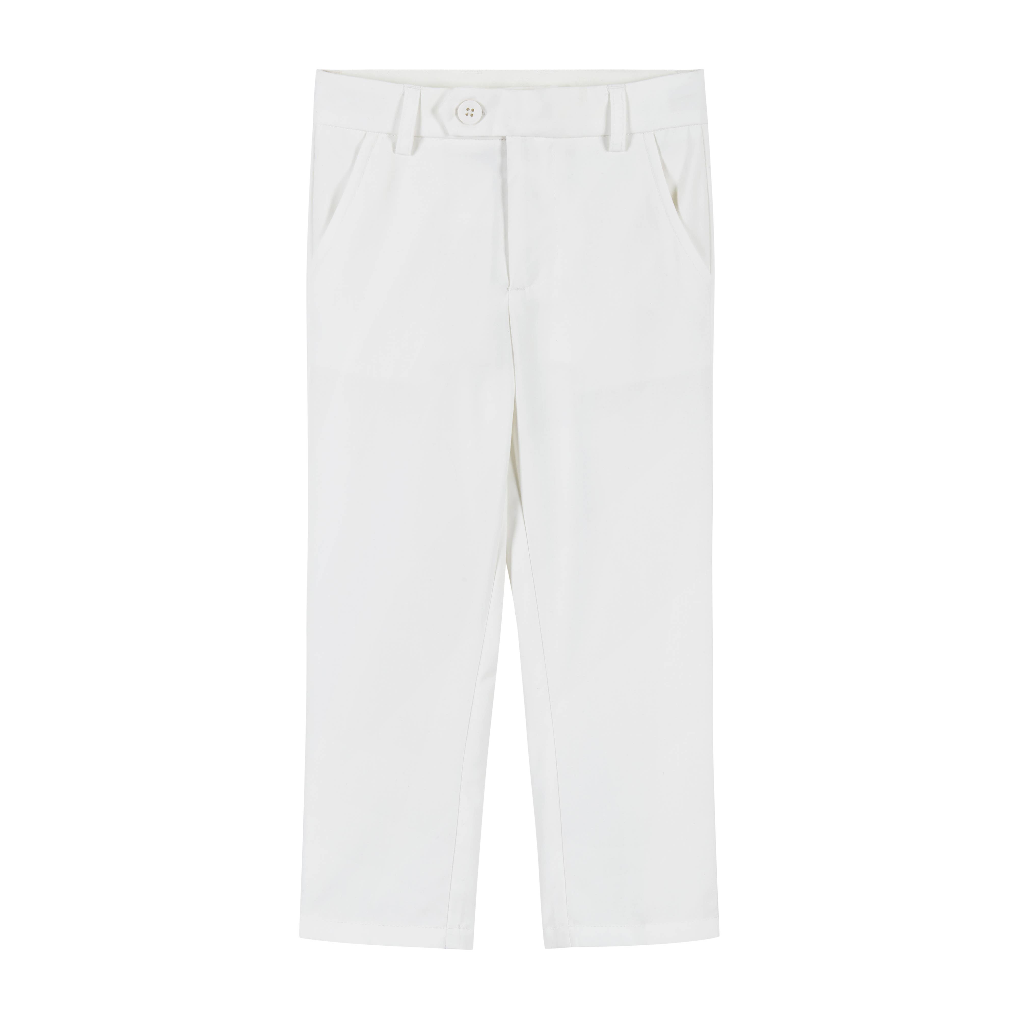 White Boys Toddler Suit - White-Special Occasion/Communion/Wedding for wholesale on Faire5