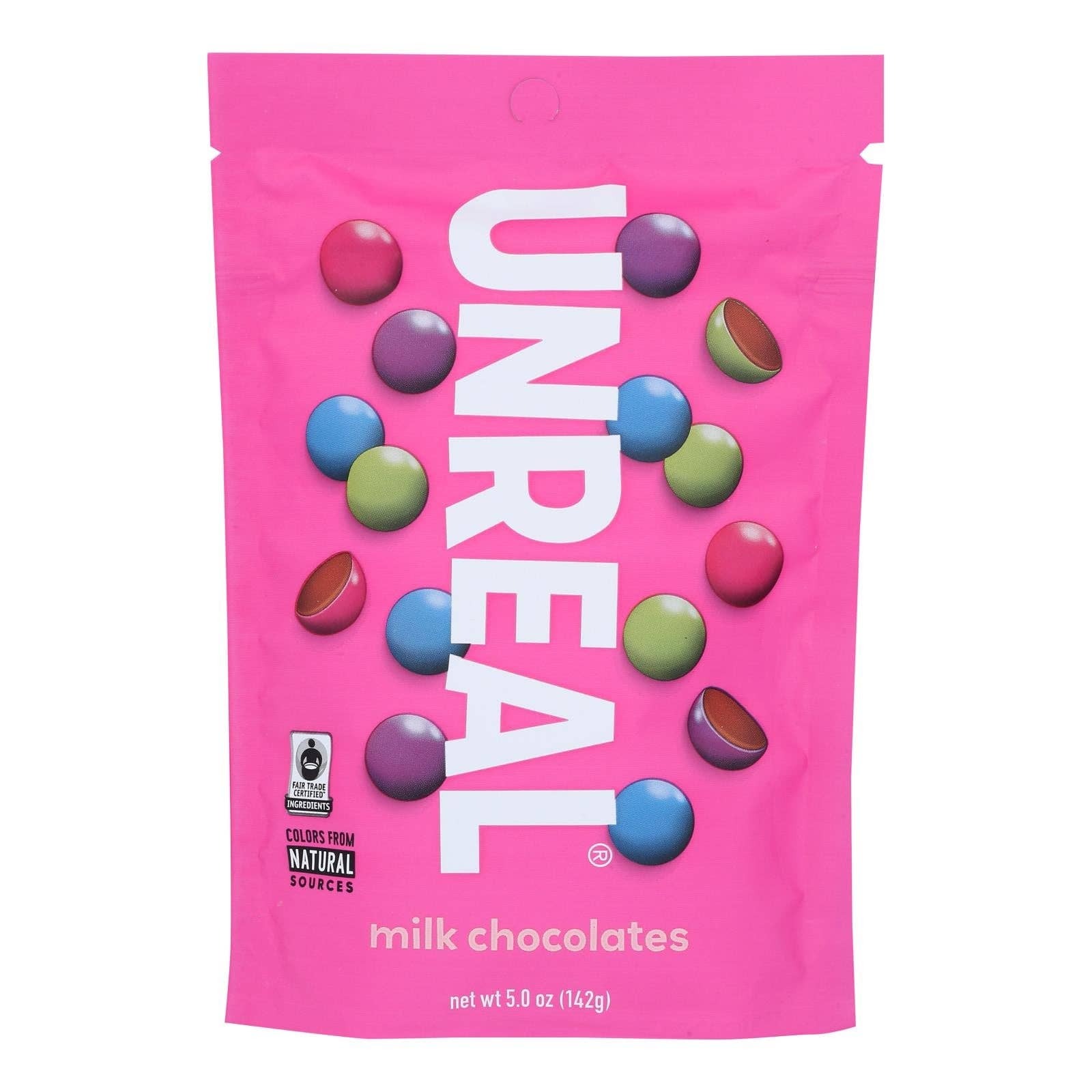 Everyday Supply Co - Wholesale Chocolate Covered Sweets - Unreal Milk Chocolate Gems, 5 oz, Case of 60