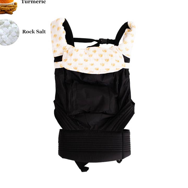 Baby Carrier Drool Bib & Teething Pads - Sunshine Tusks for wholesale by Panchhi