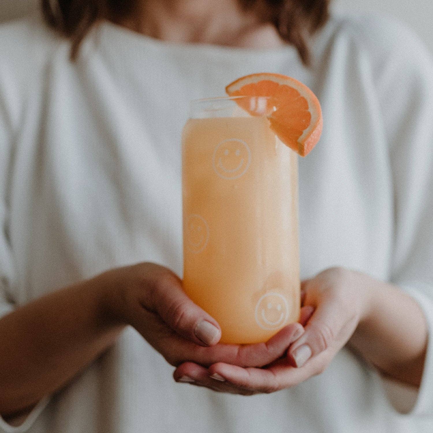 Eulenschnitt - Wholesale Drinking Glass/Cup - Smiley tall drinking glass (VE = 6 pieces)1