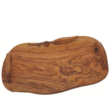 The French Farm - Wholesale Cheese Board - Berard Olive Wood Cheese Board with Handles & Knife
