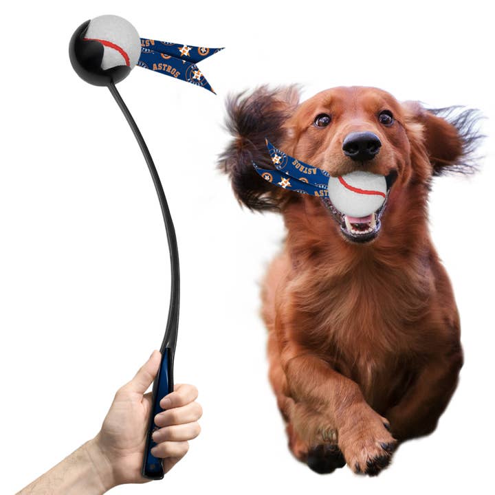 MLB Houston Astros Pet Ball Launcher for wholesale by Little Earth Productions