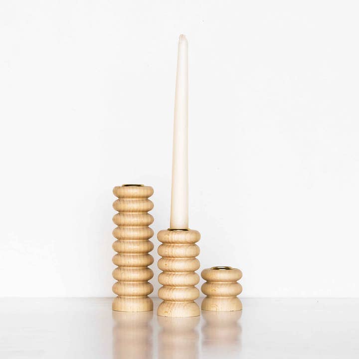 5mm Paper - Wholesale Candle Holder - Totem Wooden Candle Holder - Medium Nº 1