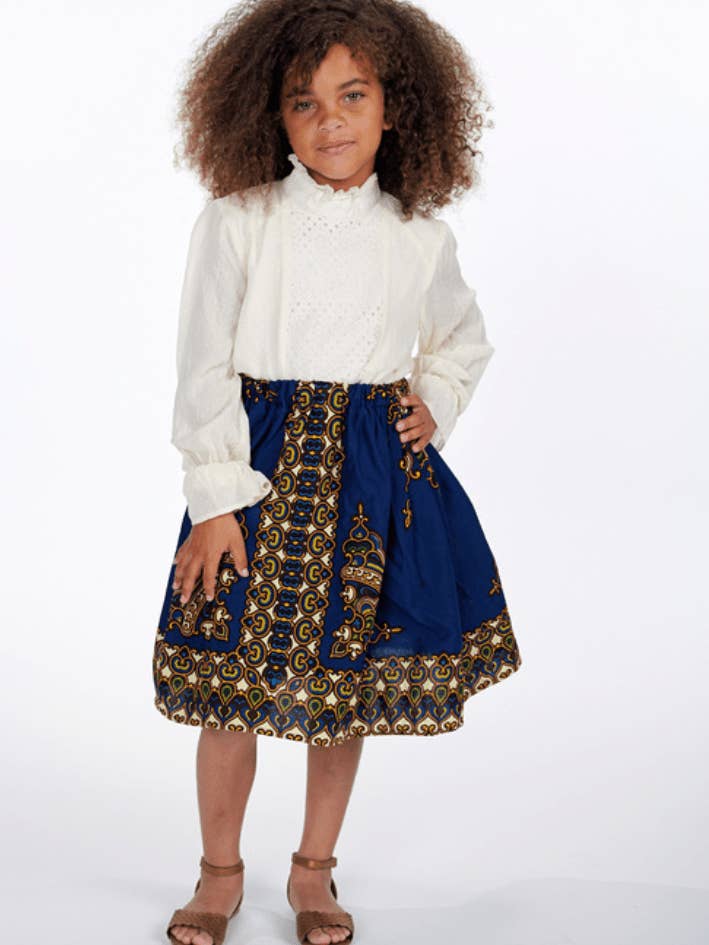 Jupes à imprimé africain Lami pour enfants pour la vente par Ray Darten