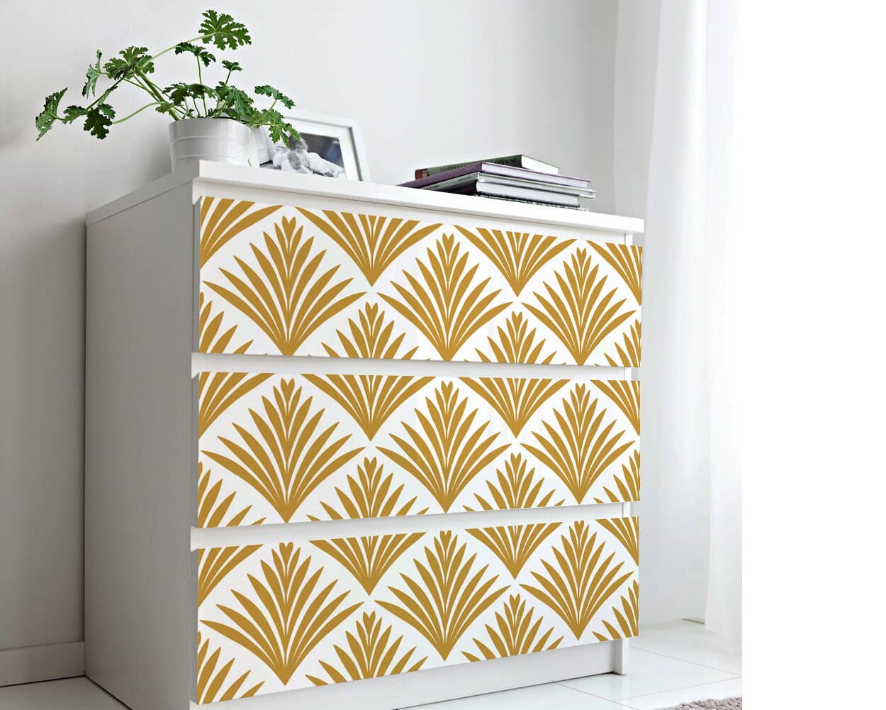 KUARKI - Wholesale Wallpaper - Leaves, Wallpaper, Art Deco, Removable Wallpaper1