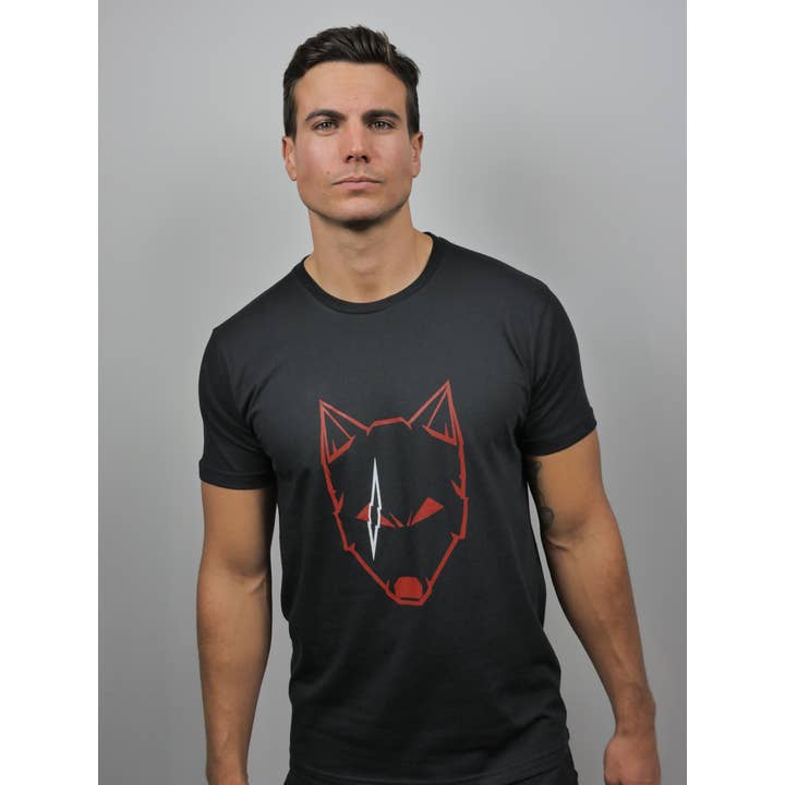 Urban Cross - Vendita all'ingrosso Maglietta serigrafata - Uomo - T-shirt da uomo Wolf1