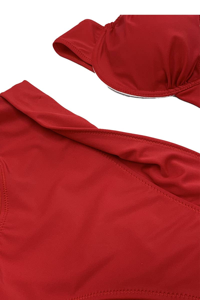 Belle Com'Elle - Venta al por mayor Traje de baño de dos piezas - Mujer - Traje de baño de bikini de cintura alta de talla grande/SY233811