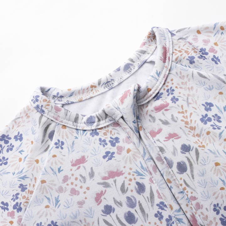 Bamboo Zip Sleeper - Vintage Garden for wholesale by Early Grey