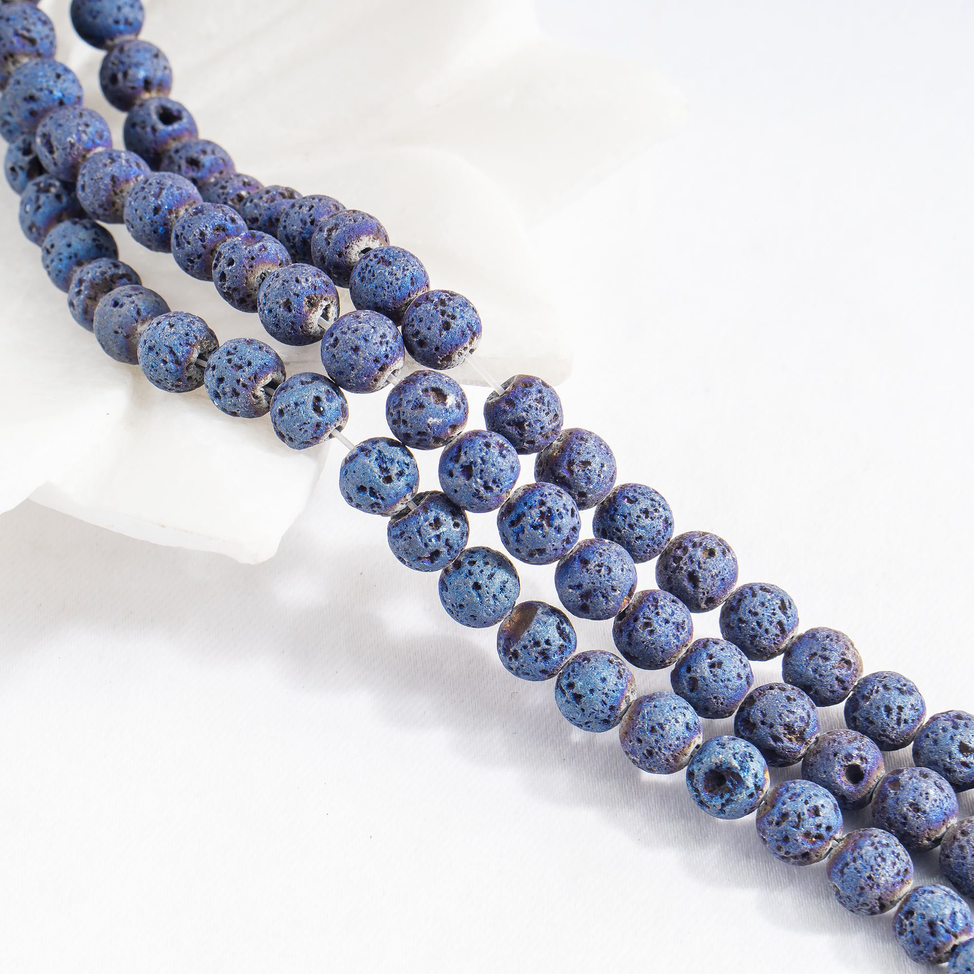 AK Healing Crystals - Wholesale Beads - Round Beads | Lava | Volcanic Stone | Lava Rock Beads2