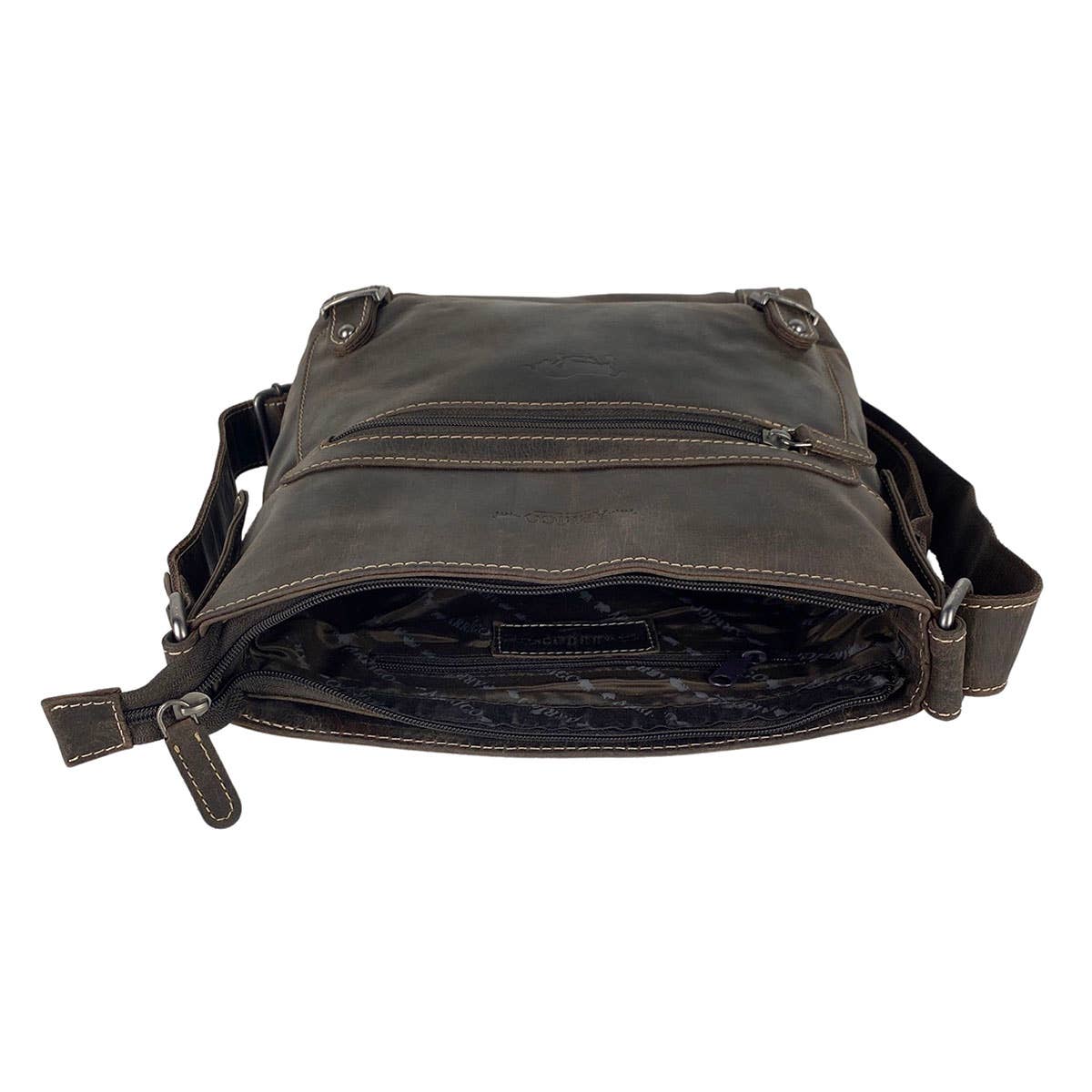 Arrigo – Großhandel Schultertasche – Unisex – Arrigo Unisex-Schultertasche aus Büffelleder, 3 Farben16