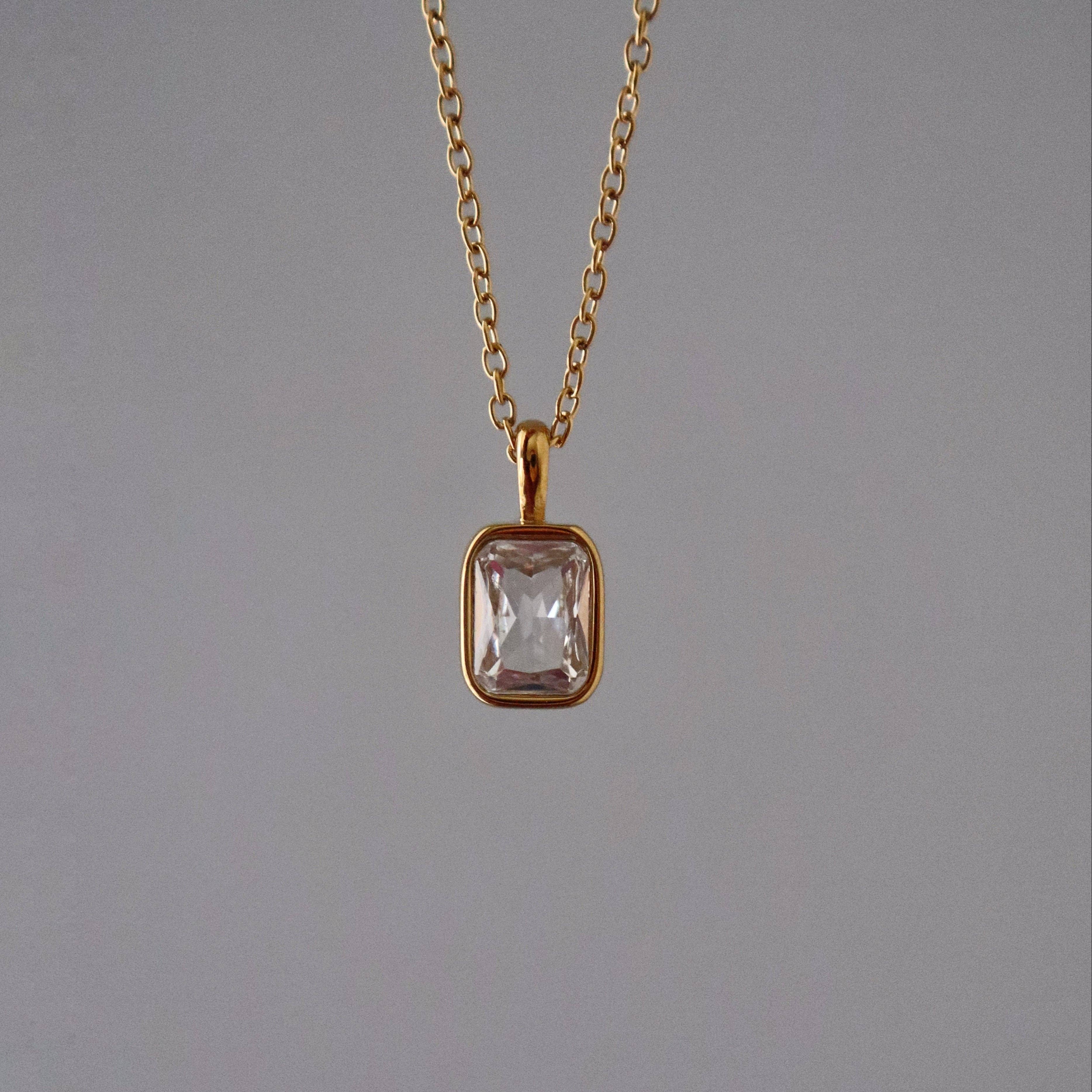 JESSA Jewelry - Wholesale Pendant/Charm Necklace - Haven Necklace | CZ Pendant Necklace5