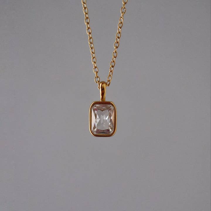 JESSA Jewelry - Wholesale Pendant/Charm Necklace - Haven Necklace | CZ Pendant Necklace5