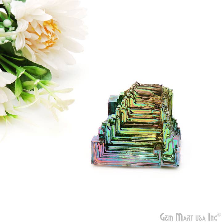 GemMartUSA - Wholesale Spiritual Stone/Crystal - Bismuth Crystal Rainbow XXL Specimen Mineral Decor Rock3
