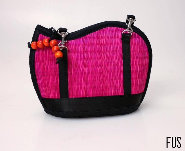 Baskets of Cambodia - Wholesale Crossbody Bag - Women's - Small Asymmetrical Kiri Wave Purse30