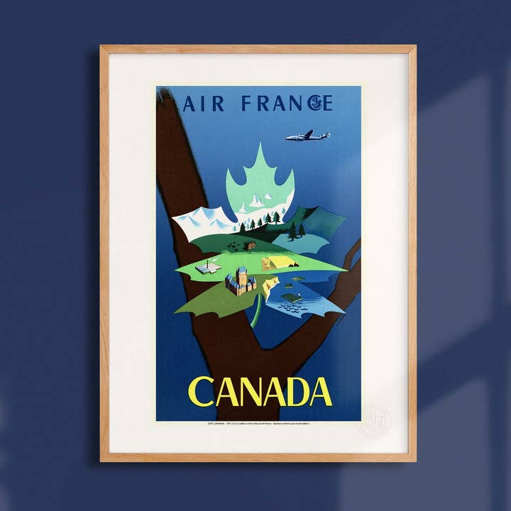 Cartaz Air France / Canadá - AFL0287 por atacado de Oneart