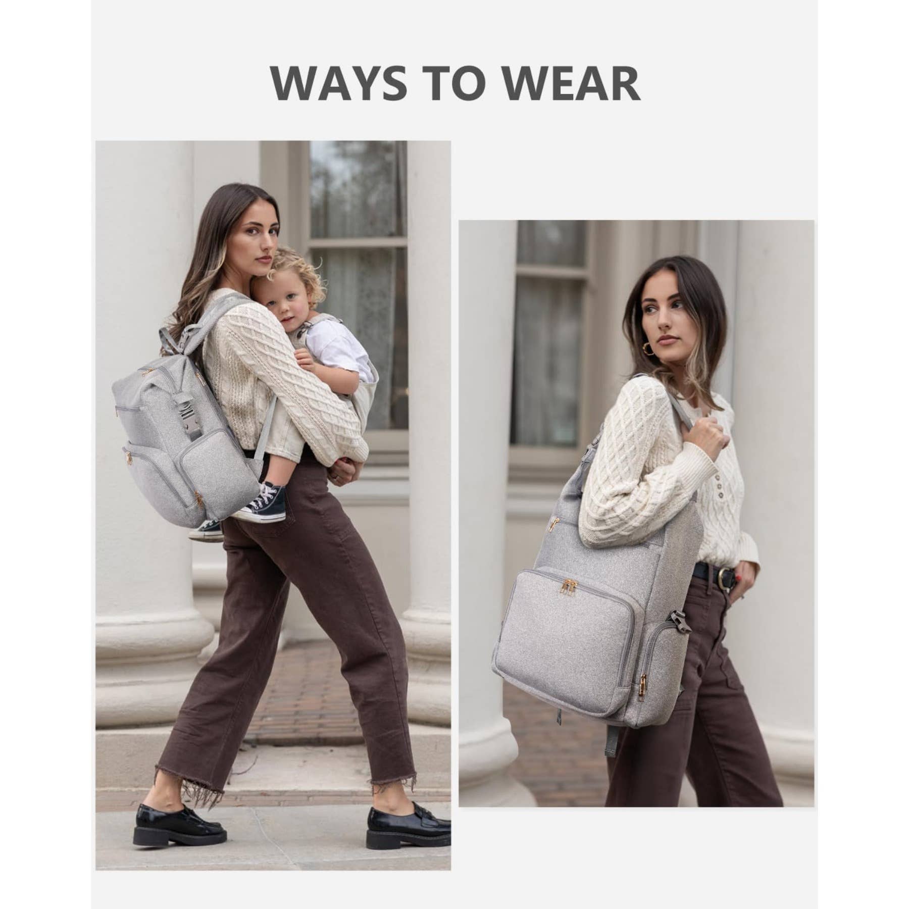 wandf - Wholesale Diaper Bag - Baby - CEI-CEI Neoprene Diaper Bag Backpack with Changing Pad17