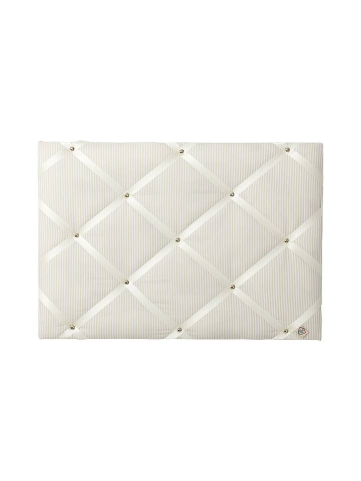 memo board VICHY STRIPES beige - grädde för wholesale av Paula & Ferdinand
