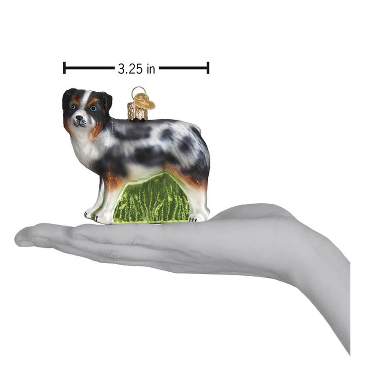 Old World Christmas - Wholesale Ornament - Australian Shepherd Ornament4