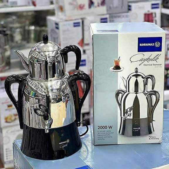 Hakan - Wholesale Kitchen Appliance - Caykolik A341-14 Stainless Steel Samovar, 110 V US Plug6