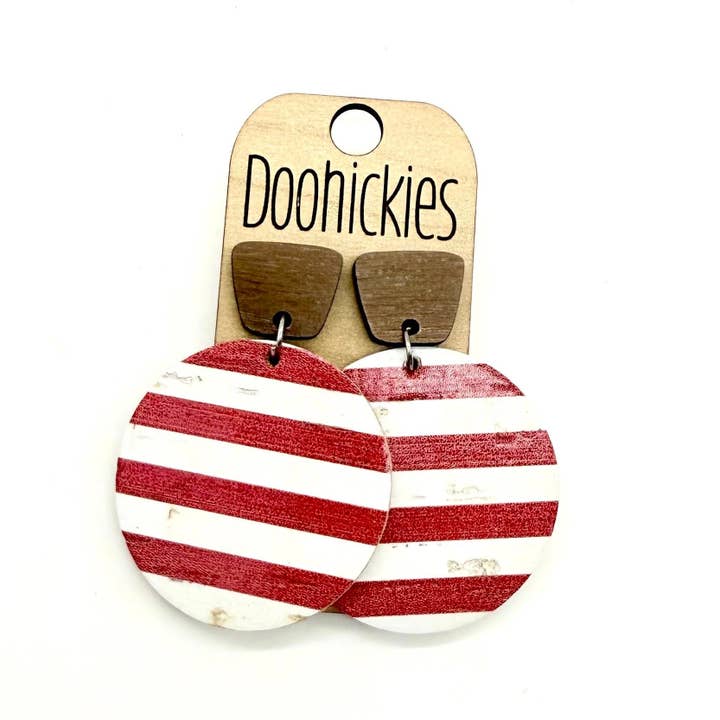 Doohickies - Wholesale Dangle Earrings - The Let Freedom Ring Piggyback Collection - Patriotic Dangle Earrings